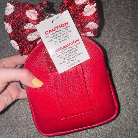 Disney Red and White Polka Dot Bag - Picture 4 of 5
